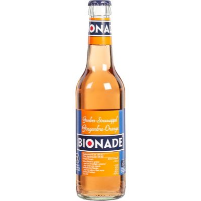 Vruchtendrank ginger-orange van Bionade, 12 x 330 ml